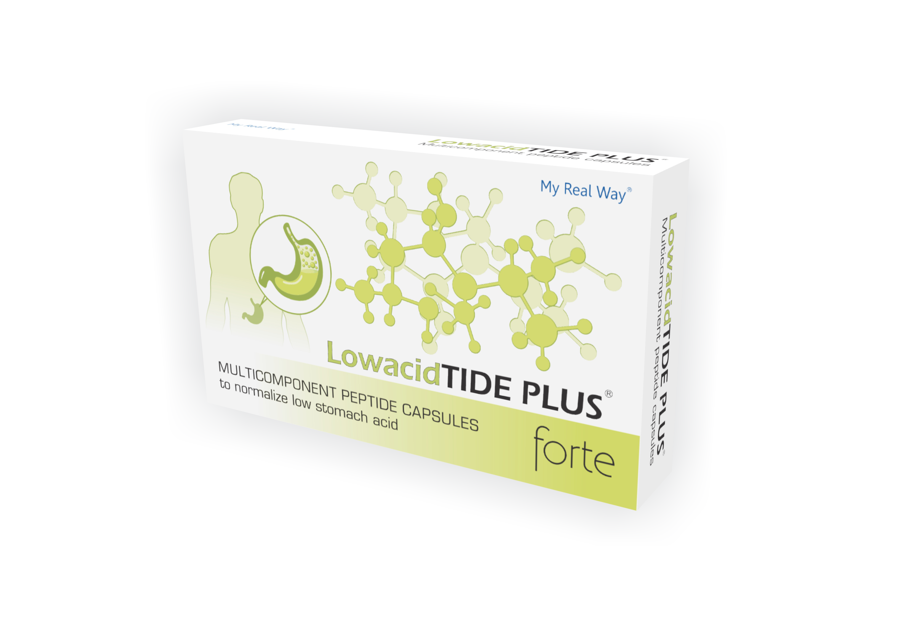 LowacidTIDE PLUS forte пептиды для гастрита с пониженной кислотностью